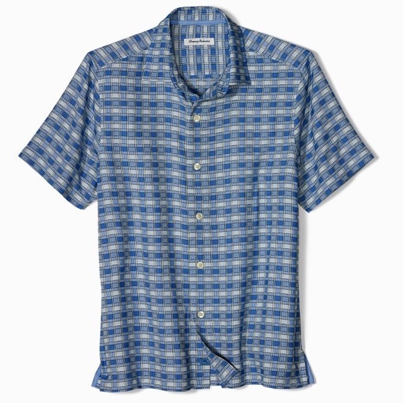 Tommy Bahama Other - Tommy Bahama Checkered Short Sleeve Button Up